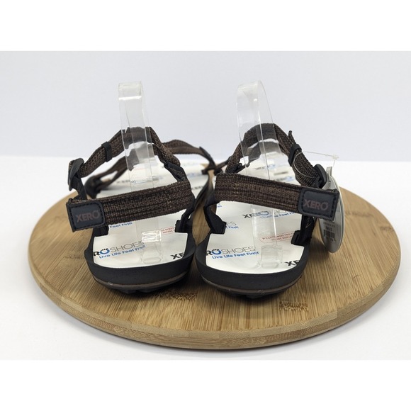 Xero Shoes Z-Trail EV Mens Sandals Multi Brown Minimalist Sport Hiking Size 10 - Picture 5 of 11